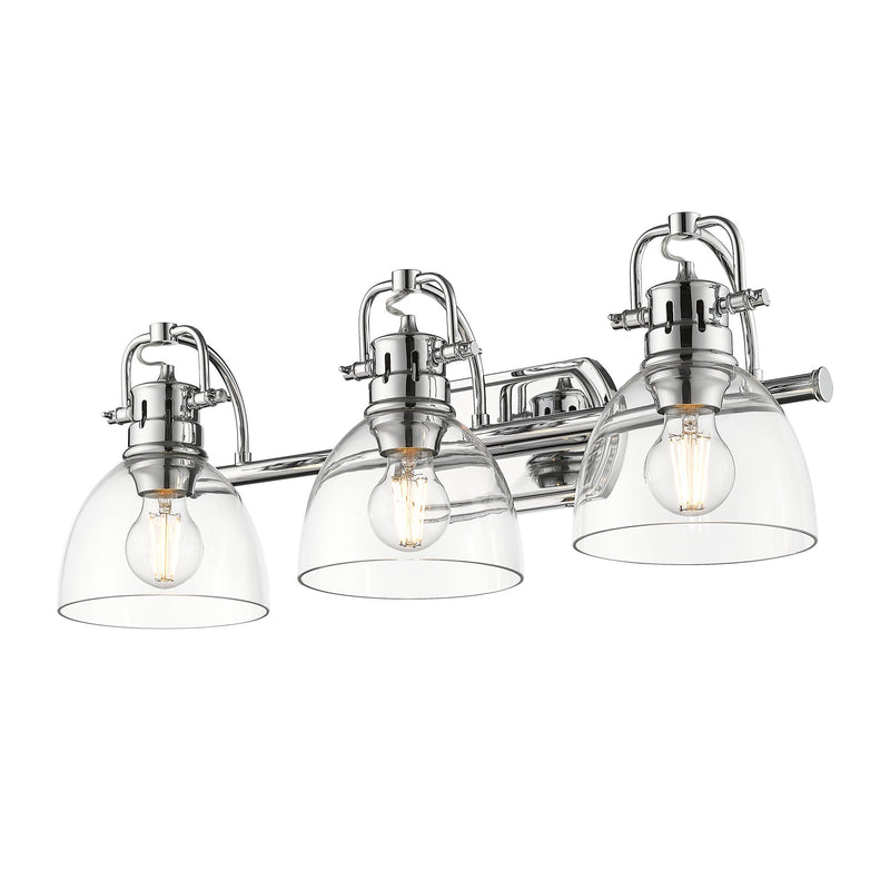 Duncan 3-Light Bath Vanity Light in Chrome
