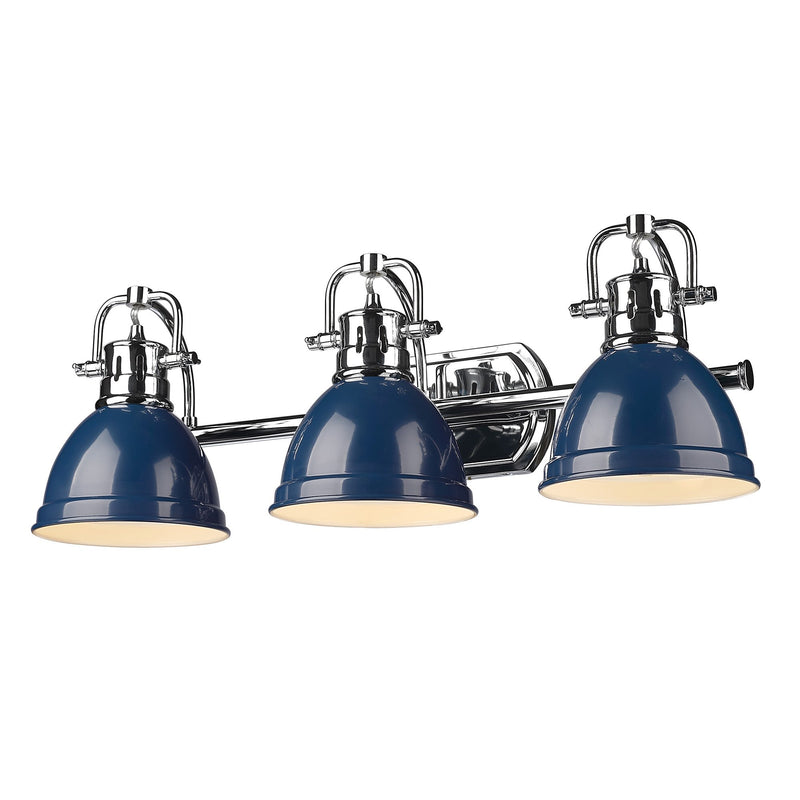 Duncan 3-Light Bath Vanity Light in Chrome