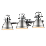 Duncan 3-Light Bath Vanity Light in Chrome