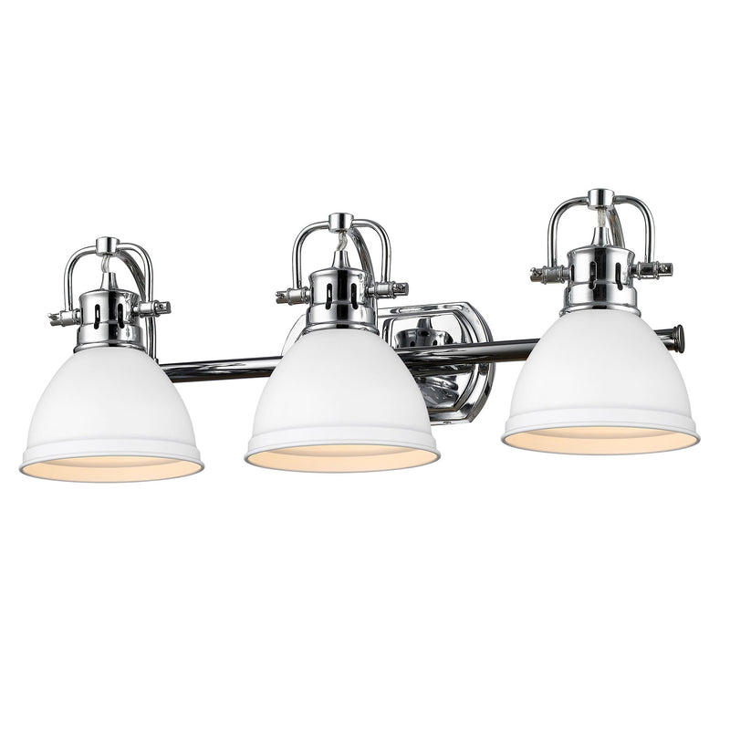 Duncan 3-Light Bath Vanity Light in Chrome