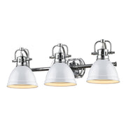 Duncan 3-Light Bath Vanity Light in Chrome