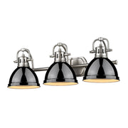 Duncan 3-Light Bath Vanity Light in Pewter