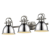 Duncan 3-Light Bath Vanity Light in Pewter