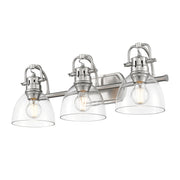 Duncan 3-Light Bath Vanity Light in Pewter