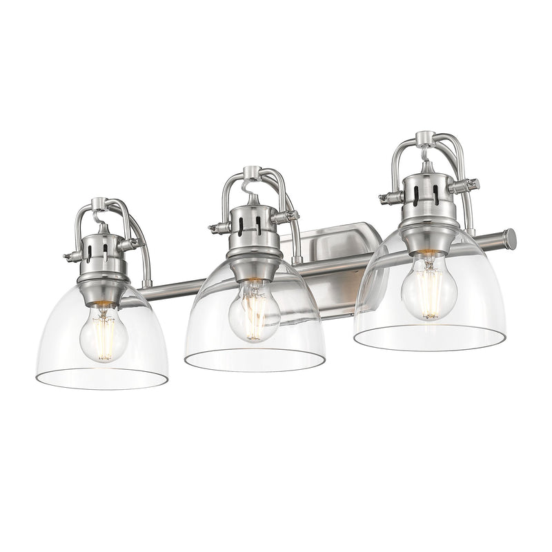 Duncan 3-Light Bath Vanity Light in Pewter
