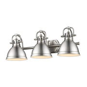 Duncan 3-Light Bath Vanity Light in Pewter