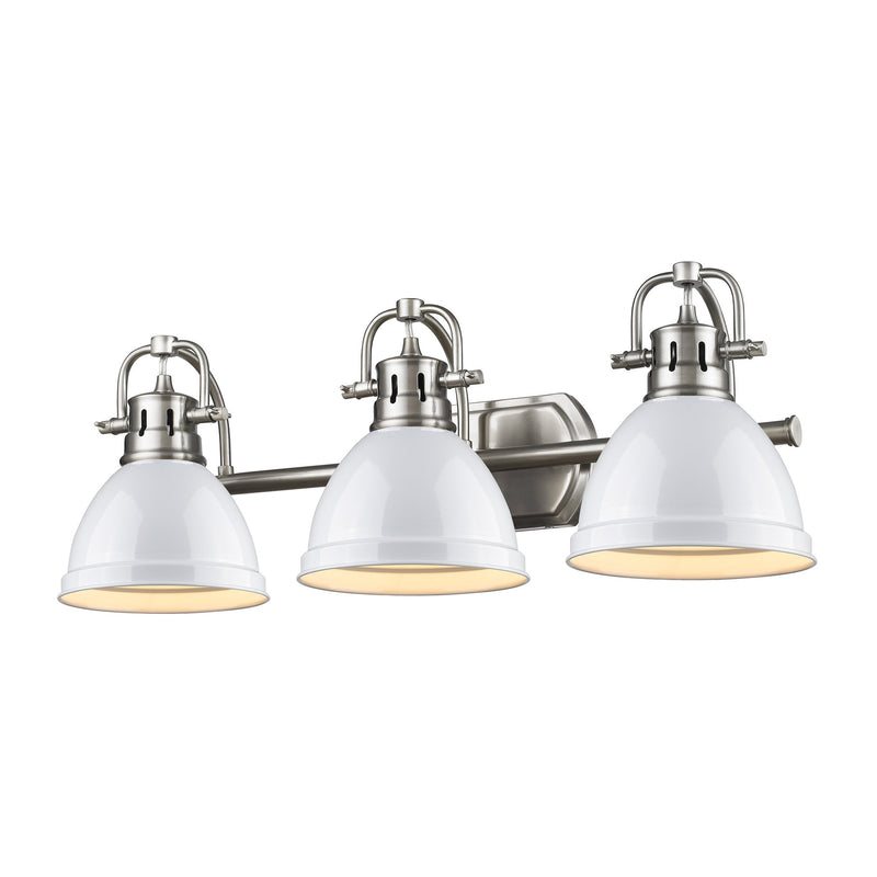 Duncan 3-Light Bath Vanity Light in Pewter
