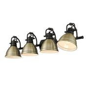 Duncan 4-Light Bath Vanity Light in Matte Black