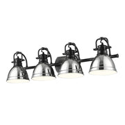 Duncan 4-Light Bath Vanity Light in Matte Black
