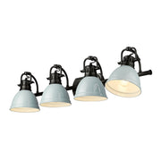 Duncan 4-Light Bath Vanity Light in Matte Black