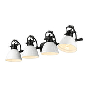 Duncan 4-Light Bath Vanity Light in Matte Black