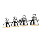Duncan 4-Light Bath Vanity Light in Chrome
