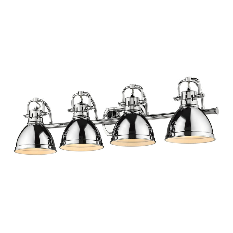 Duncan 4-Light Bath Vanity Light in Chrome