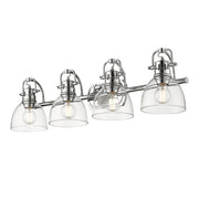 Duncan 4-Light Bath Vanity Light in Chrome
