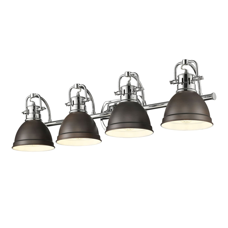 Duncan 4-Light Bath Vanity Light in Chrome
