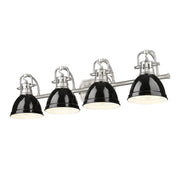 Duncan 4-Light Bath Vanity Light in Pewter