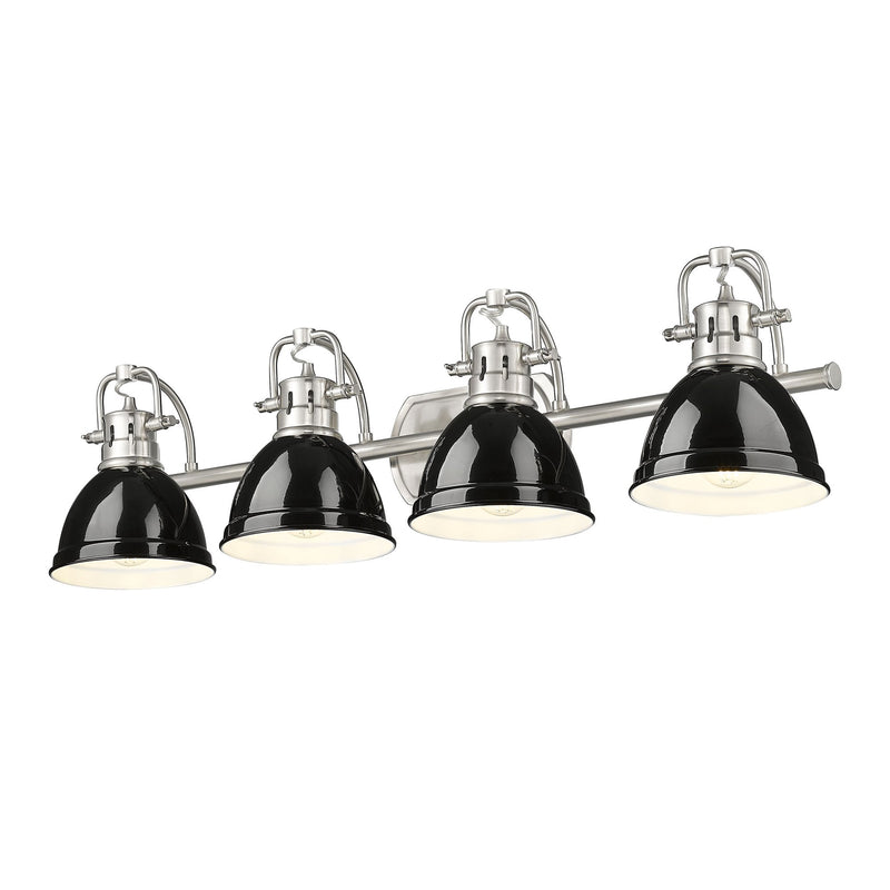 Duncan 4-Light Bath Vanity Light in Pewter