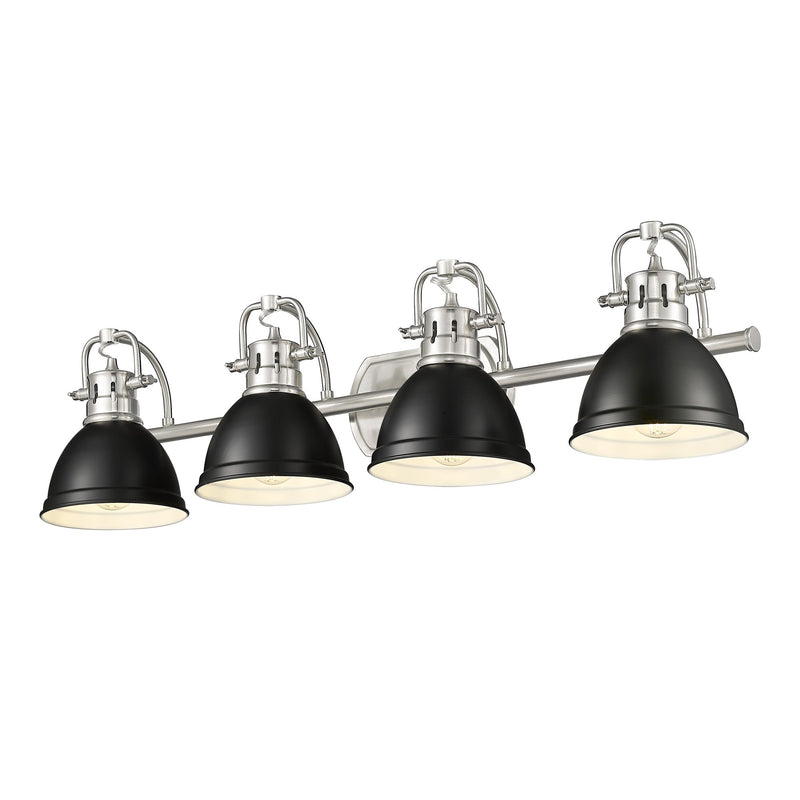 Duncan 4-Light Bath Vanity Light in Pewter