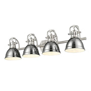 Duncan 4-Light Bath Vanity Light in Pewter