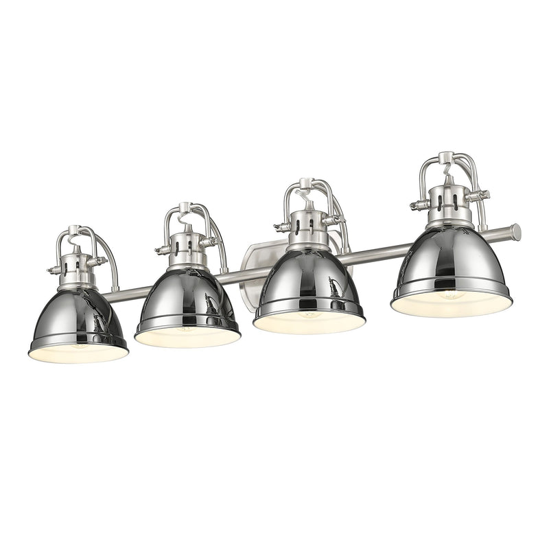 Duncan 4-Light Bath Vanity Light in Pewter