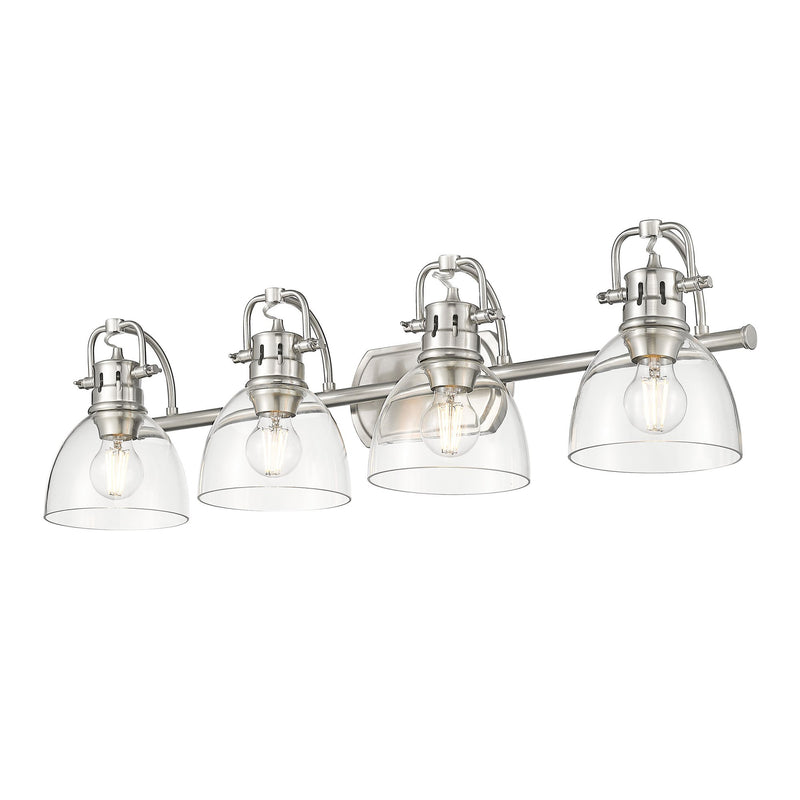 Duncan 4-Light Bath Vanity Light in Pewter