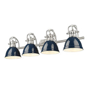 Duncan 4-Light Bath Vanity Light in Pewter