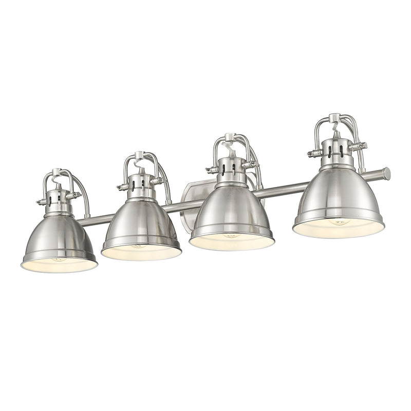 Duncan 4-Light Bath Vanity Light in Pewter
