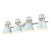 Duncan 4-Light Bath Vanity Light in Pewter