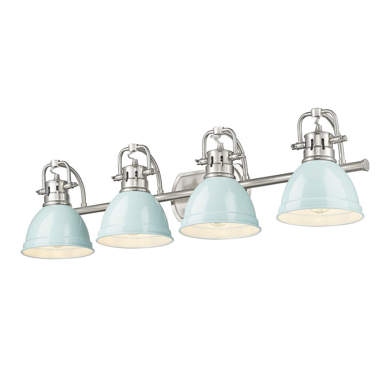 Duncan 4-Light Bath Vanity Light in Pewter