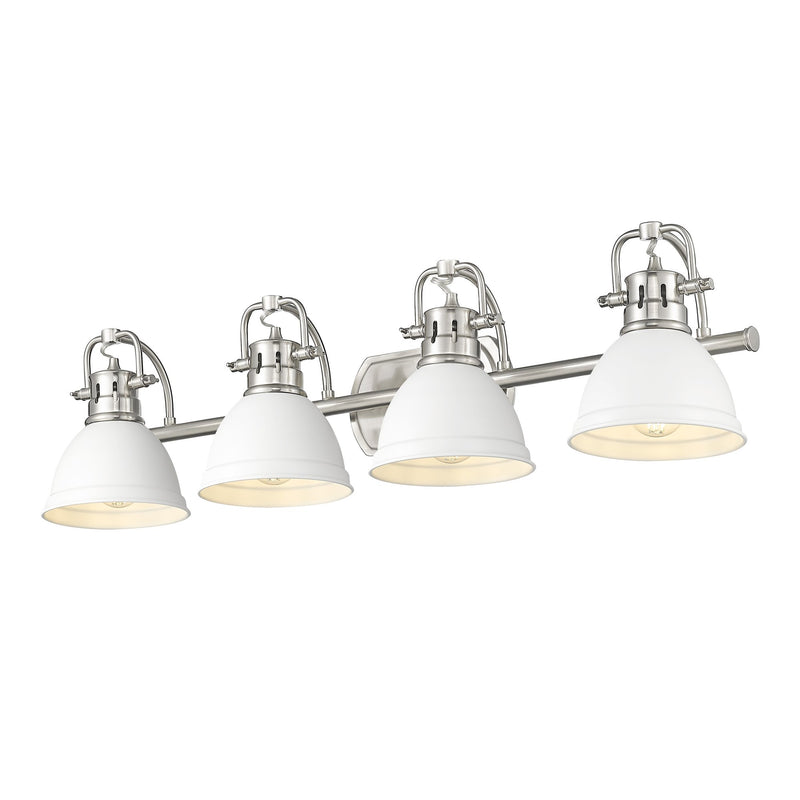 Duncan 4-Light Bath Vanity Light in Pewter