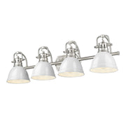 Duncan 4-Light Bath Vanity Light in Pewter