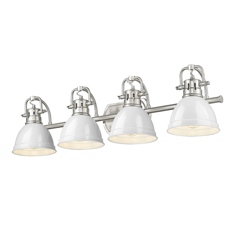 Duncan 4-Light Bath Vanity Light in Pewter