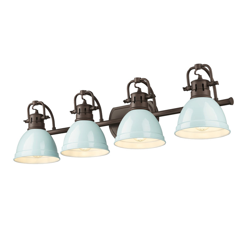 Duncan 4-Light Bath Vanity Light in Rubbed Bronze