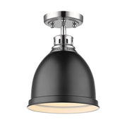 Duncan Semi-Flush Mount in Chrome