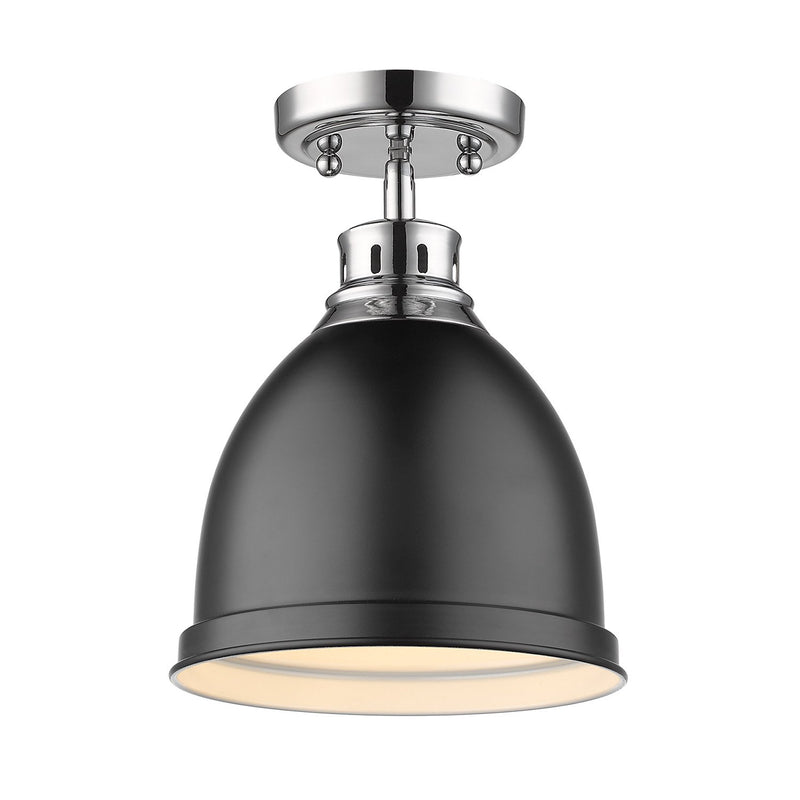 Duncan Semi-Flush Mount in Chrome