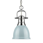 Duncan 9" Chain Hung Mini Pendant in Chrome