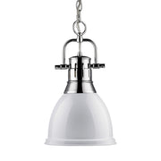 Duncan 9" Chain Hung Mini Pendant in Chrome