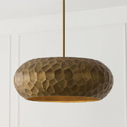 Dorian 4-Light Pendant in Burnished Patinaed Brass