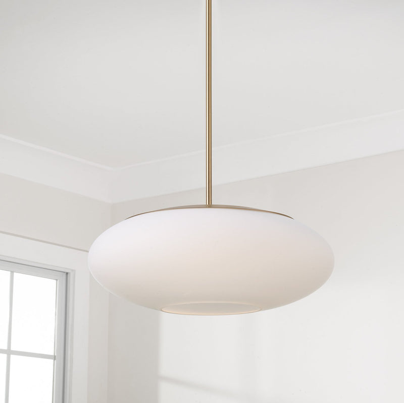 Soren Pendant in Aged Brass