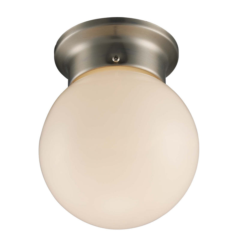 Dash 6" Globe Flush Mount in Brushed Nickel