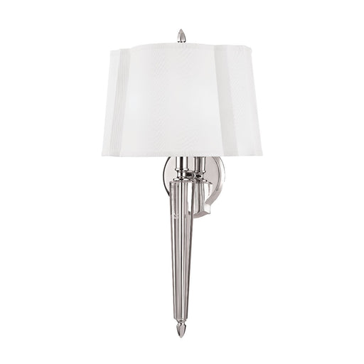 Oyster Bay 2-Light Wall Sconce in Polished Nickel