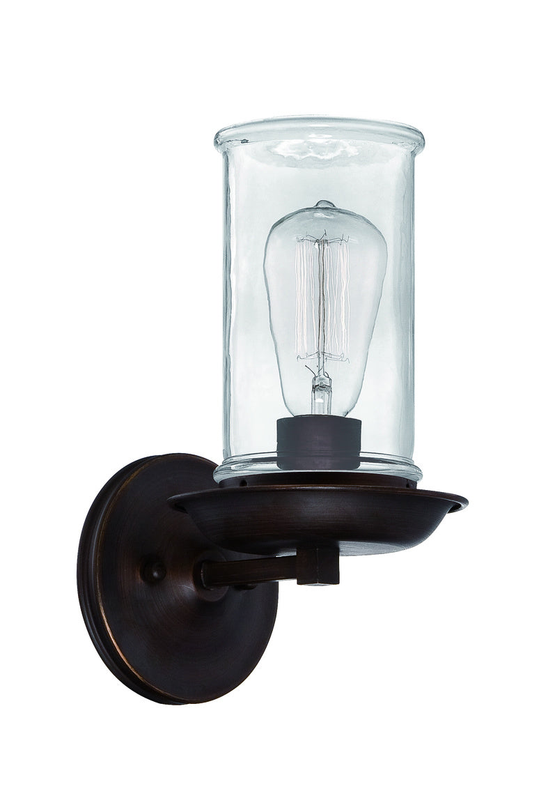 Thornton 1 Light 7.5" Wall Sconce in Aged Bronze Brushed