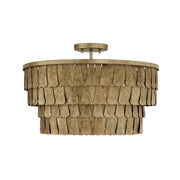 Arden 4-Light Convertible Pendant in Ancestral Gold
