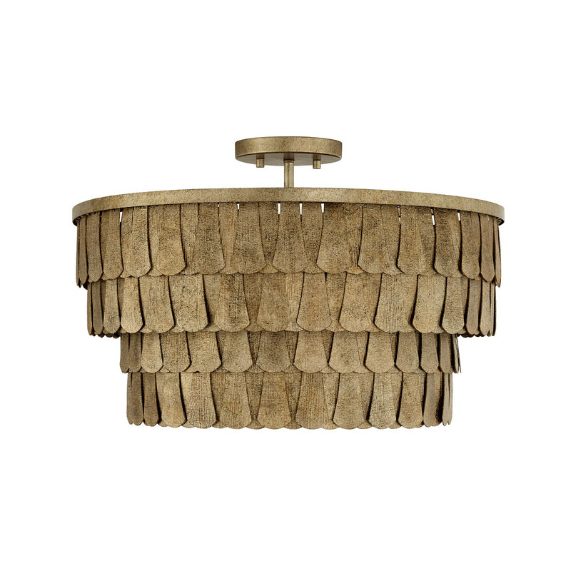 Arden 4-Light Convertible Pendant in Ancestral Gold