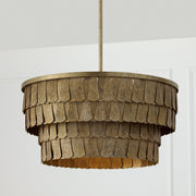 Arden 4-Light Convertible Pendant in Ancestral Gold