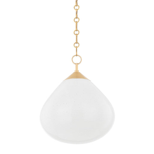 Semilla Small Pendant in Vintage Brass
