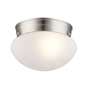 Dash 2-Light 9.2" Flush Mount in Brushed Nickel