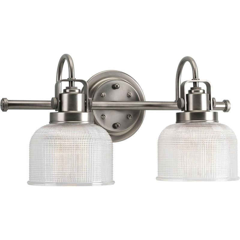 Archie 2-Light Bath Vanity Light in Antique Nickel