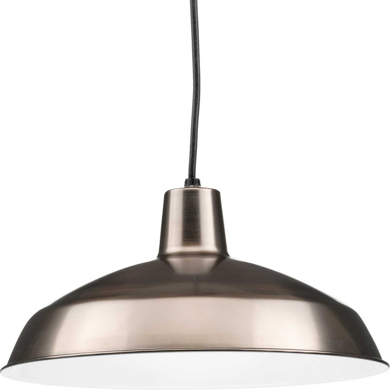 Metal Shade 16" Pendant in Venetian Bronze
