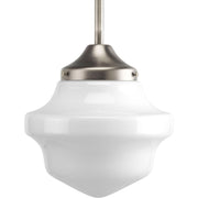 School House Mini Pendant in Brushed Nickel
